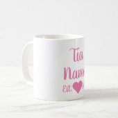 シカスタムアスタリッシュピンクマグ コーヒーマグカップ (正面左)