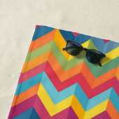 シカスタムェブロンストライプビーチタオル ビーチタオル (インサイチュ)