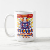 シカダカントリーミュージックフェスティバル コーヒーマグカップ (左)