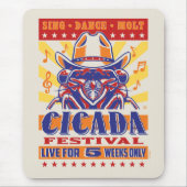 シカダカントリーミュージックフェスティバル マウスパッド (正面)