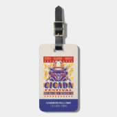 シカダカントリーミュージックフェスティバル ラゲッジタグ (正面縦)