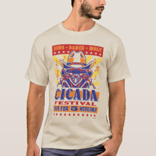 シカダカントリーミュージックフェスティバル Tシャツ