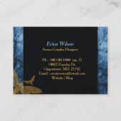 シカダスタイリッシュヒップスターのデザイナー 名刺 (裏面)