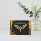 シカダスタイリッシュヒップスターのデザイナー 名刺 (スタンド正面)