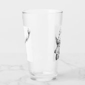 シカバック〔雄ジカの〕枝角動物狩り タンブラーグラス (左)