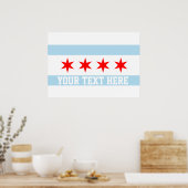 シカパーソナライズされたゴ国旗 ポスター (キッチン)