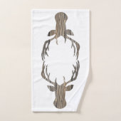 シカヘッド素朴な木製タオルセット バスタオルセット (ハンドタオル)