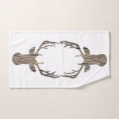 シカヘッド素朴な木製タオルセット バスタオルセット (ハンドタオル)