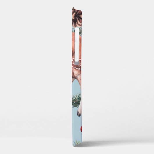 シカマツの円錐とツイの動物の写生模様 Case-Mate iPhoneケース (裏面 / 左)