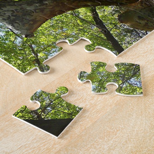 シカモアツリーグリーン自然 ジグソーパズル (側面)