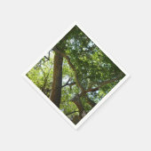シカモアツリーグリーン自然 スタンダードカクテルナプキン (角)
