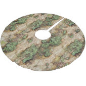 シカモアツリーバークモスリケーン ブラッシュドポリエステルツリースカート (アングル)