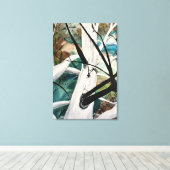 シカモアツリー キャンバスプリント (インサイチュ (ウッドフロア))