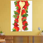 シカモアハートスプーンで包んだキャンバス キャンバスプリント (インサイチュ (リビング))