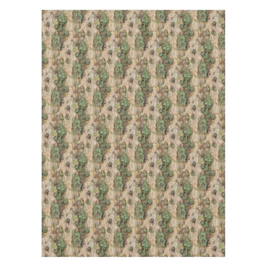 シカモア樹皮苔地衣 テーブルクロス (正面)