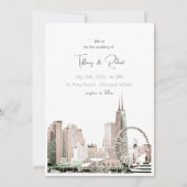 シカモダンエレガントカスカイライン 招待状 (正面)