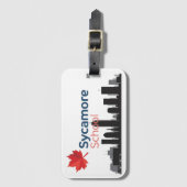 シカモールスクール鍵ラルゴフィールドトリップバッグラベル ラゲッジタグ (正面縦)