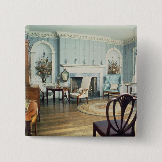 シカ公園パーラー 缶バッジ (正面)