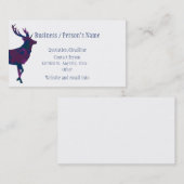 シカ動物ビジネス野生動物動物 名刺 (正面/裏面)