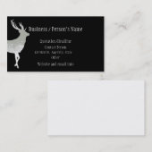 シカ動物ビジネス野生動物動物 名刺 (正面/裏面)