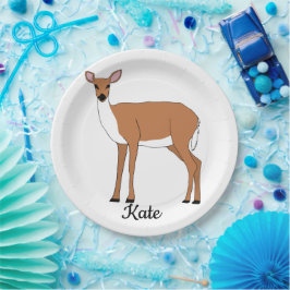 シカ動物 ペーパープレート