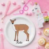 シカ動物 ペーパープレート (パーティー)