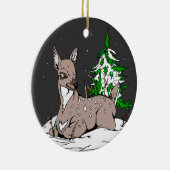 シカ島 –  セラミックオーナメント (右)