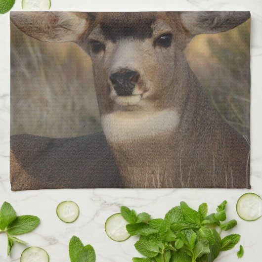 シカ キッチンタオル (折り畳み)