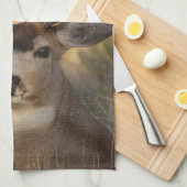 シカ キッチンタオル (四つ折り)