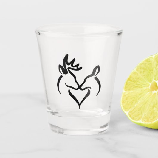 シカ ショットグラス (正面)