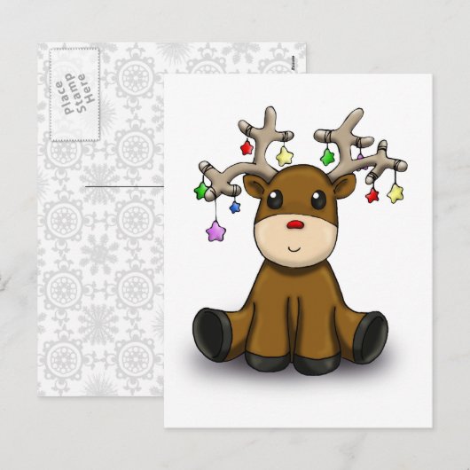 シカ シーズンポストカード (正面/裏面)