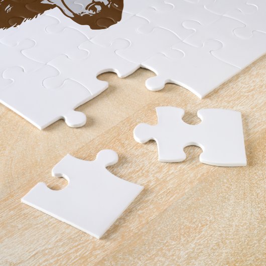 シカ ジグソーパズル (側面)