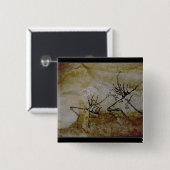 シカ、紀元前のc.17000のフリーズ 缶バッジ (正面&裏面)