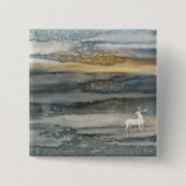 シカ 缶バッジ (正面)