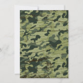 シカ〔雄ジカの〕枝角ベビーシャワー招待状 招待状 (裏面)