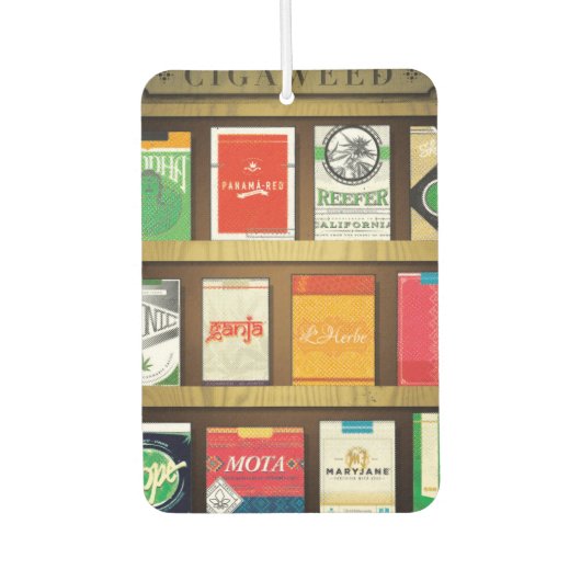 シガウィード カーエアーフレッシュナー (正面)