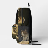 シガレットキティ 楽しい喫煙猫 Gen Z メメ プリントバックパック (右)
