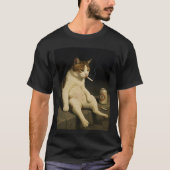 シガレットキティ 楽しい喫煙猫 Gen Z メメ Tシャツ (正面)