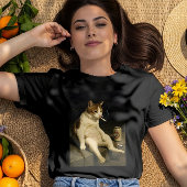 シガレットキトゥン 笑える喫煙猫 Gen Z メメ Tシャツ