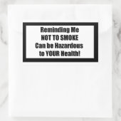 シガレットラベルSpoof - Reminding Me NtS Sticker 長方形シール (バッグ)