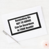 シガレットラベルSpoof - Reminding Me NtS Sticker 長方形シール (封筒)