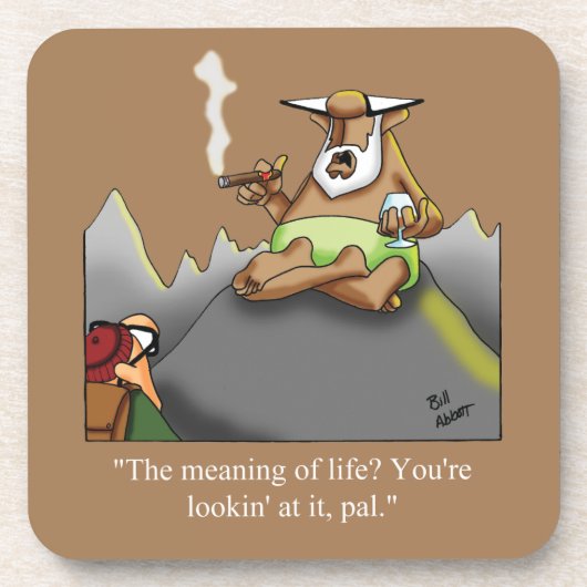 シガーおもしろいズとスコッチユーモアのコースターセット コースター (正面)