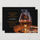 シガーのブランデー招待状 招待状 (正面/裏面)