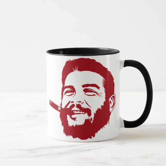 シガーのポートレートのマグを持つChe Guevara マグカップ (右)