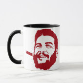 シガーのポートレートのマグを持つChe Guevara マグカップ (左)