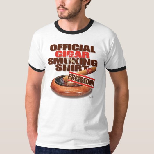 シガーのワイシャツ Tシャツ (正面)