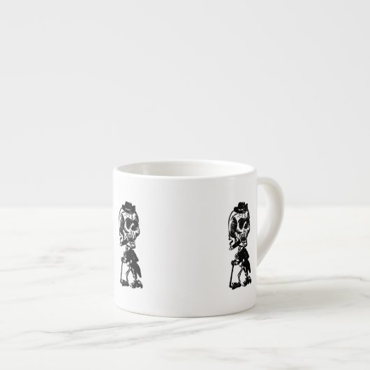 シガーの喫煙の骨組 エスプレッソカップ (正面右)