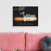 シガーアート,ニューヨーク市ポスター,シガープリント, Nyc キャンバスプリント (インサイチュ (リビング))