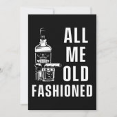 シガーウイスキーのバーボンスモークヒュミドルたばこ贈り物 招待状 (正面)