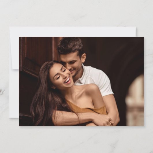 シガーウイスキー結婚の写真 セーブザデート (裏面)